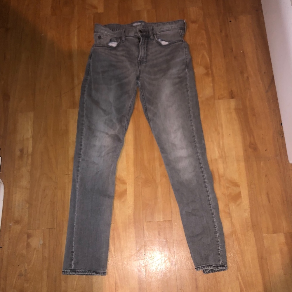Gray Old Navy Slim 24/7 Jeans